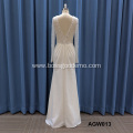 Elegant Mermaid Lace Illusion Ball Gown Long Sleeves bridal wedding dress